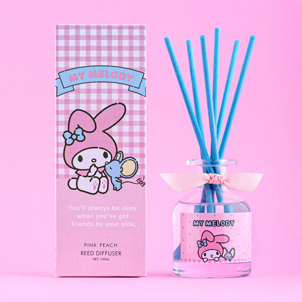 Sanrio My Melody Pink Peach Reed Diffuser