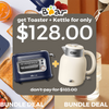 Bear Appliance Combo - Toaster + Kettle