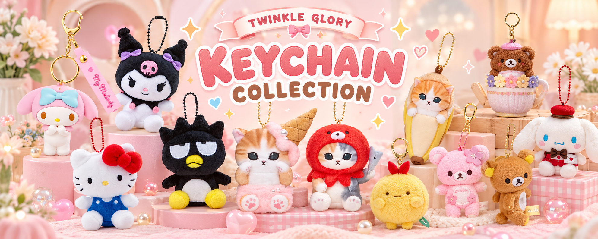Twinkle Glory Keychain collection
