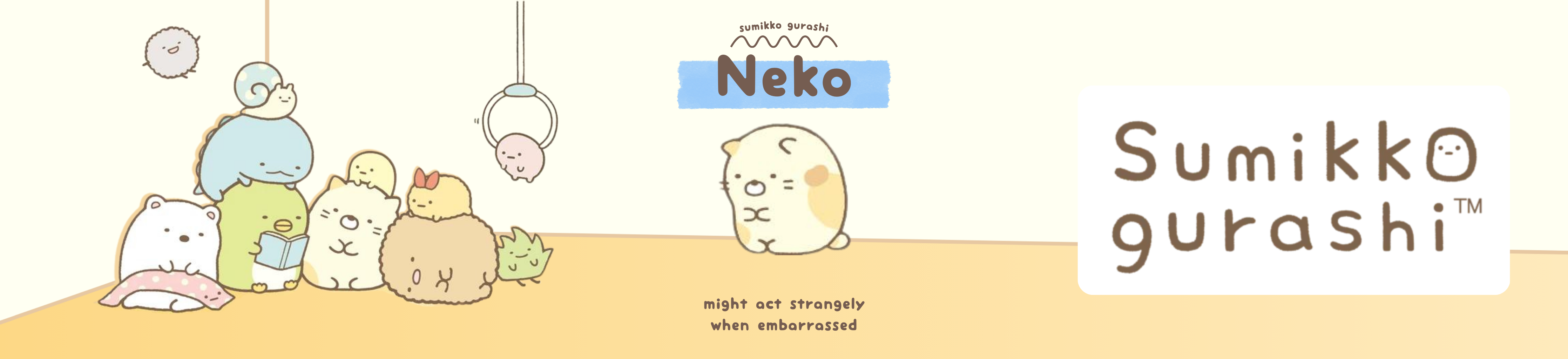 Sumikko Gurashi · Neko, might act strangely when embarrassed