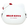 Twinkle Glory white silicone Hello Kitty Mimi Pochi pouch with red logo and metal clasp frame