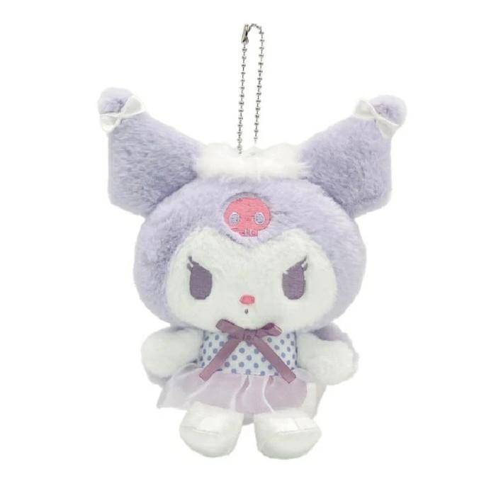 sanrio-kuromi-angel-ballerina-plush-keychain