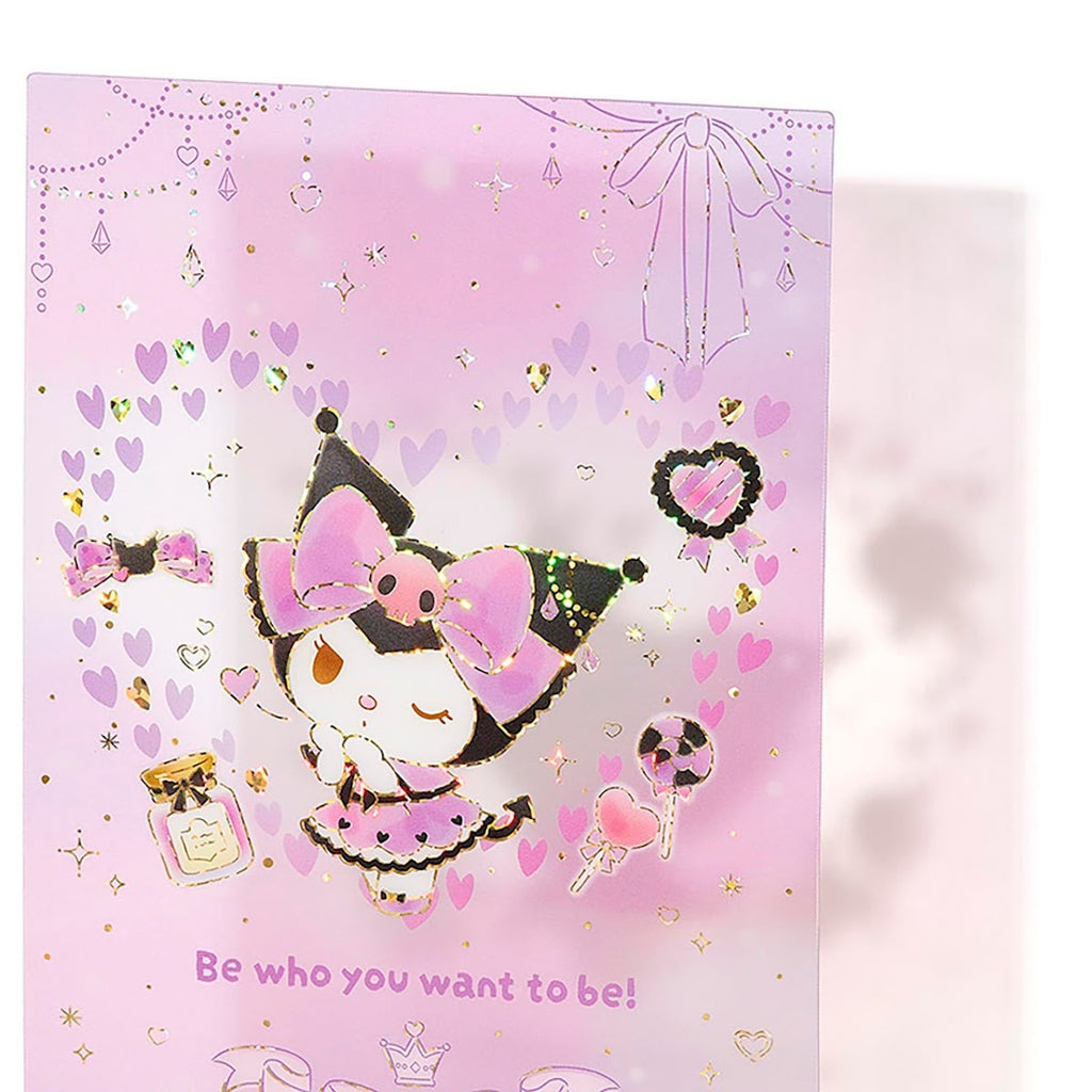 sanrio-kuromi-clear-greeting-card