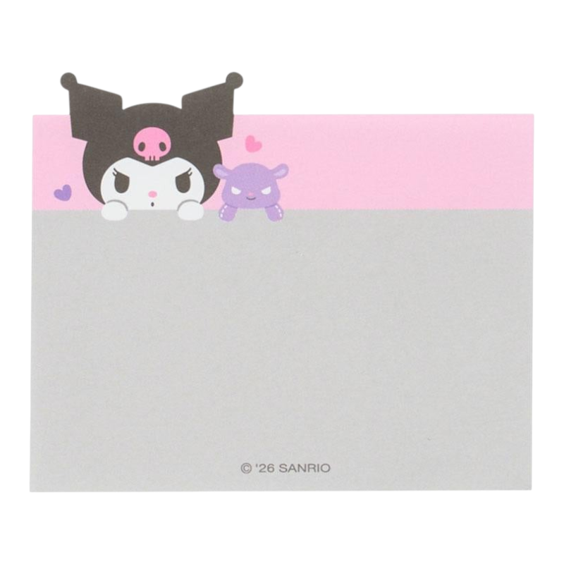 sanrio-kuromi-threetier-memo-pad