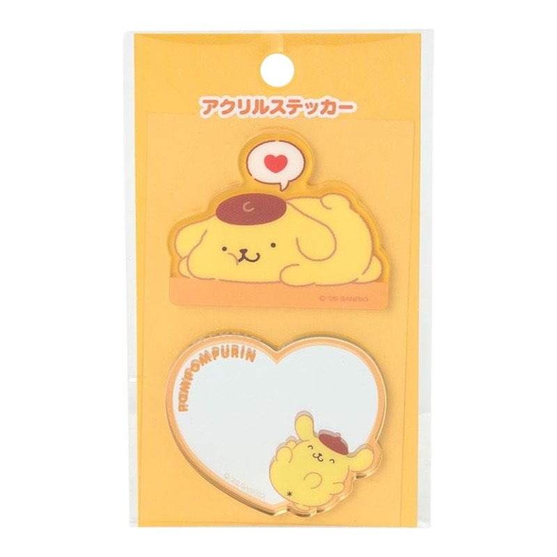 sanrio-pompompurin-acrylic-sticker-set