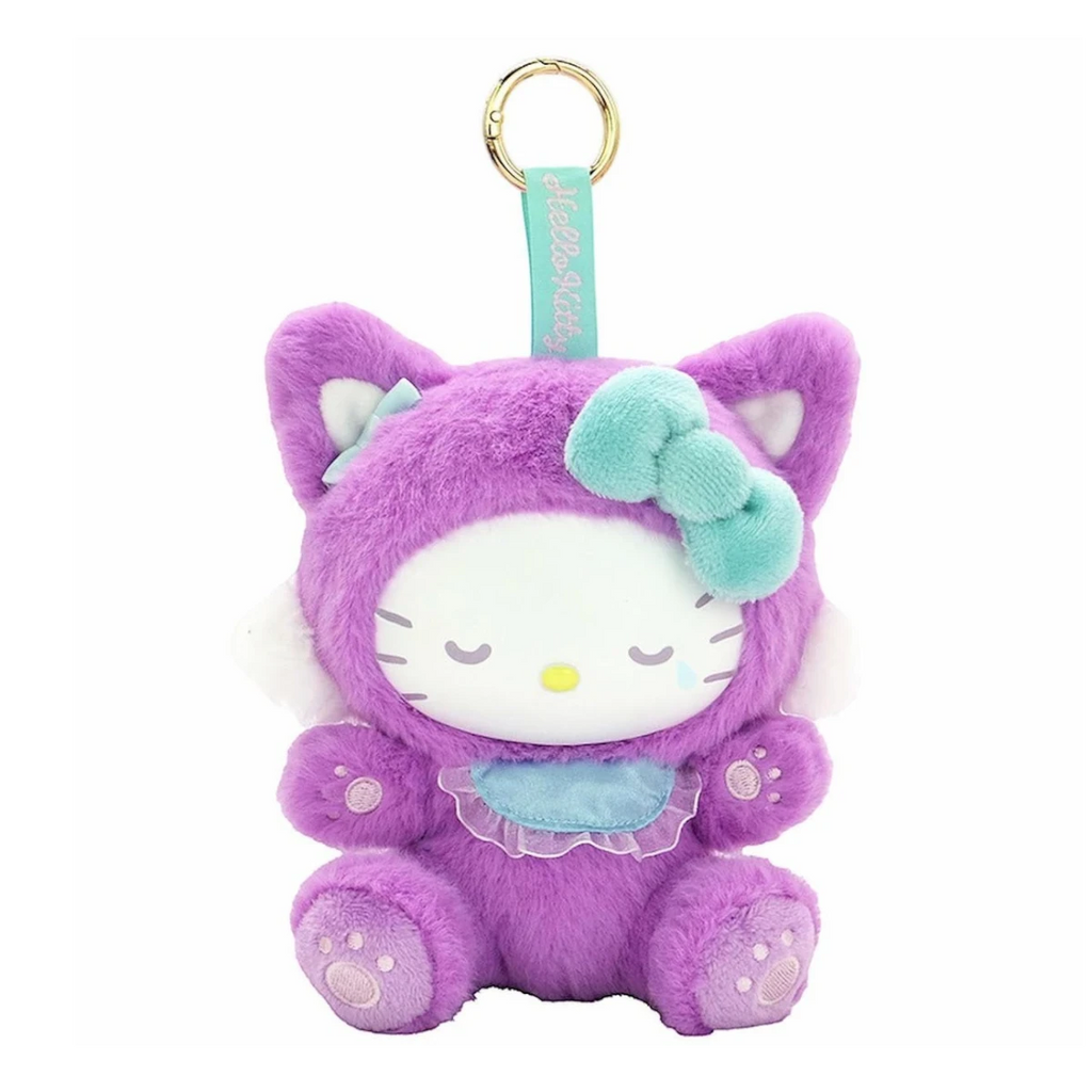 -sanrio-hello-kitty-fine-face-cat-purple-plush-keychain