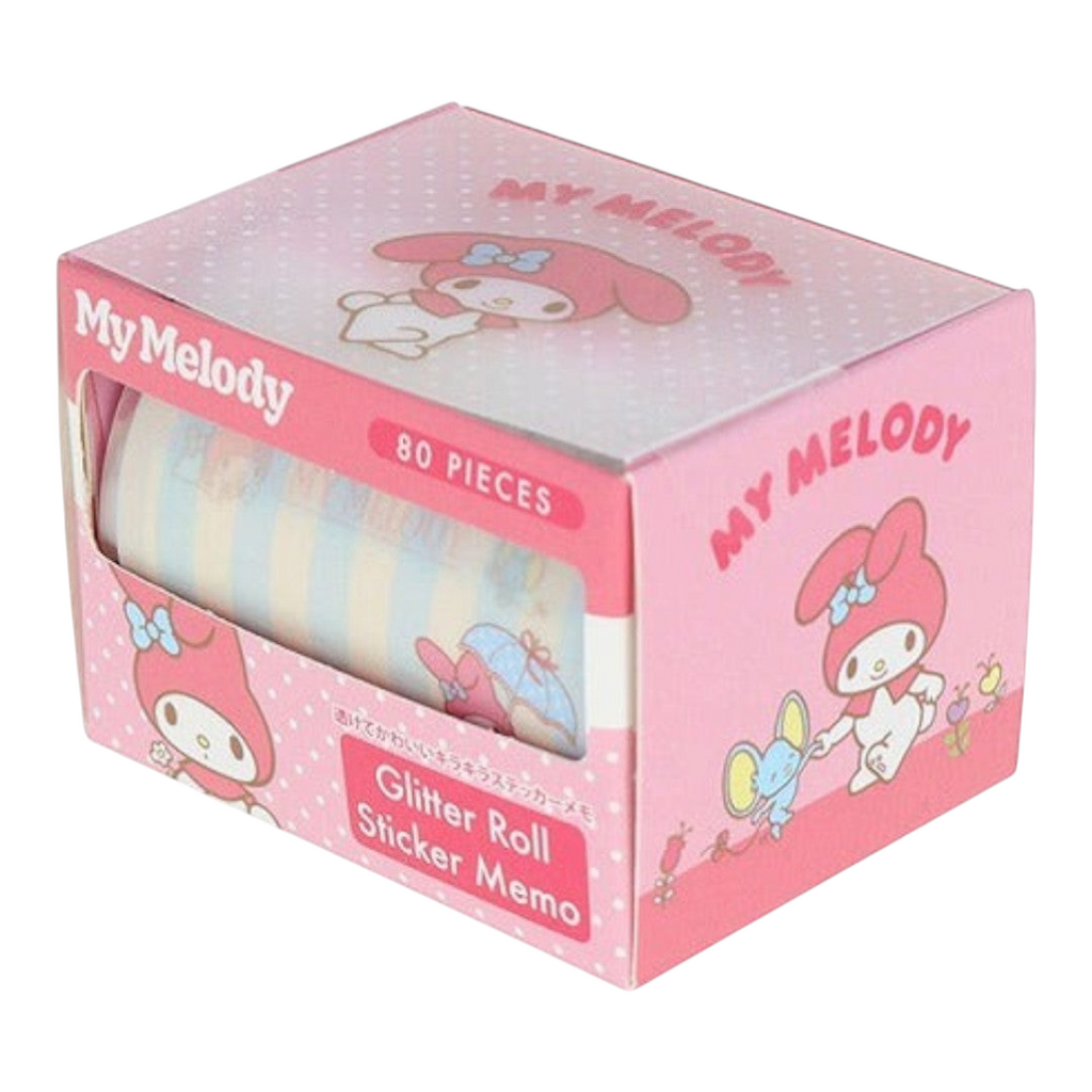 sanrio-my-melody-glitter-rolled-sticky-notes