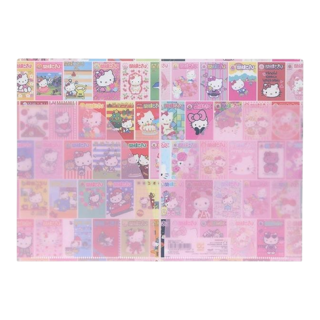 sanrio-hello-kitty-a-double-sided-pocket-file-sweet-design