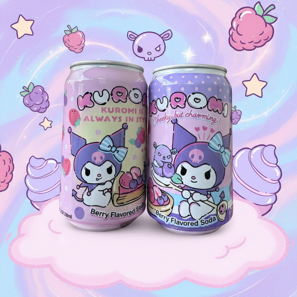 Amandier Sanrio Kuromi Berry Flavour Soda 330ml