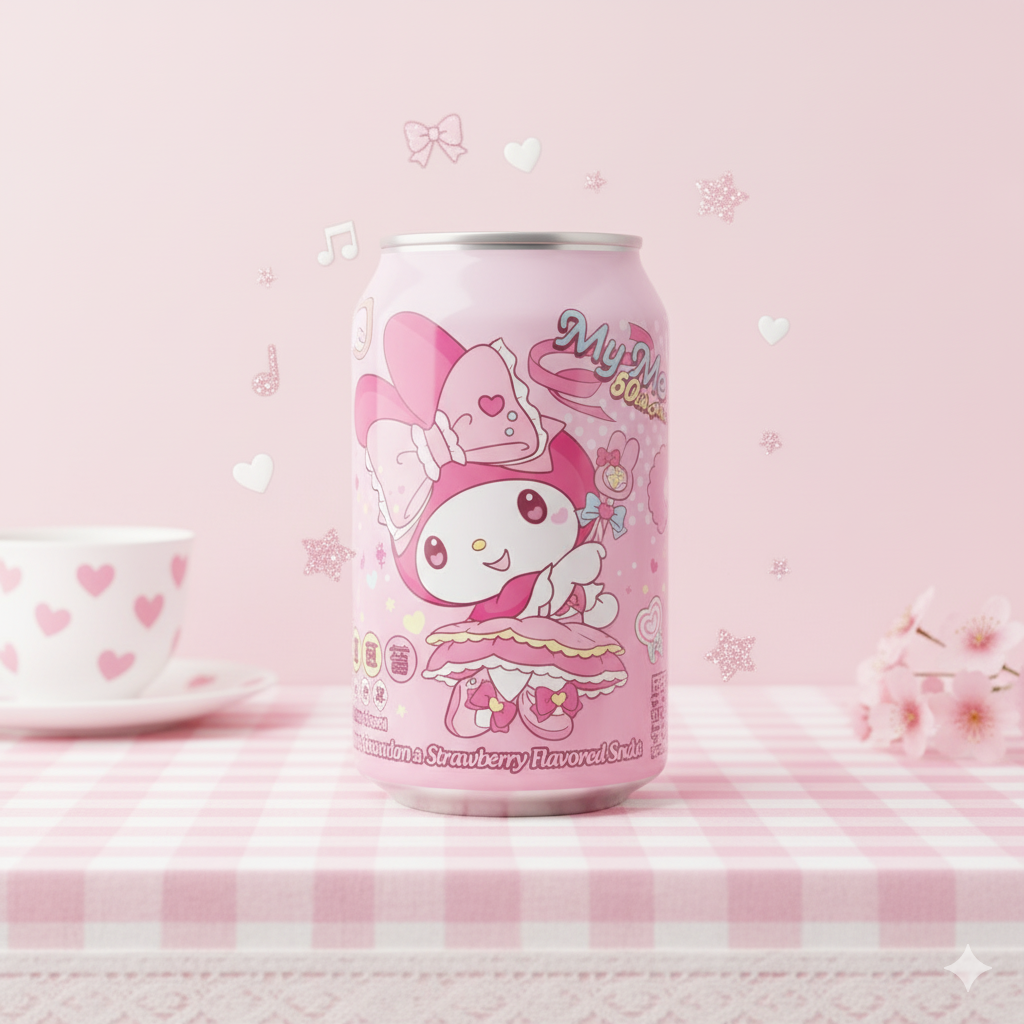 Amandier Sanrio My Melod Watermelon Strawberry Soda 330ml