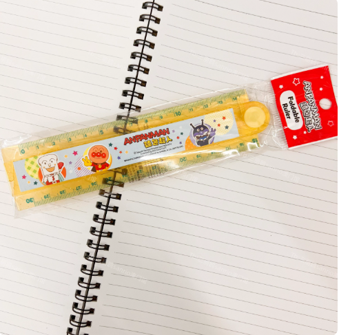 Anpanman 30cm  Double-Sided Folding Ruler