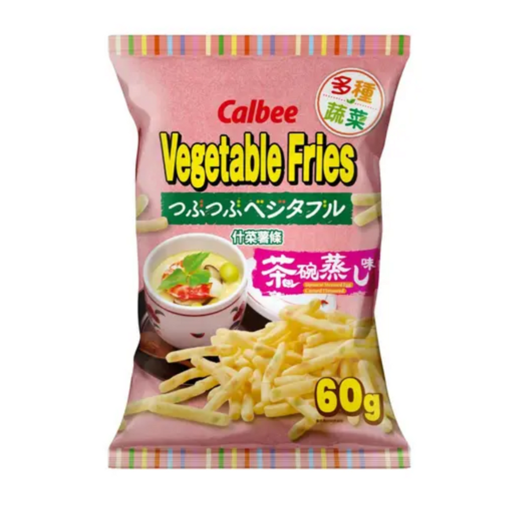 Calbee Japanese Steamed Egg Custard Flavoured Vegetable Fries