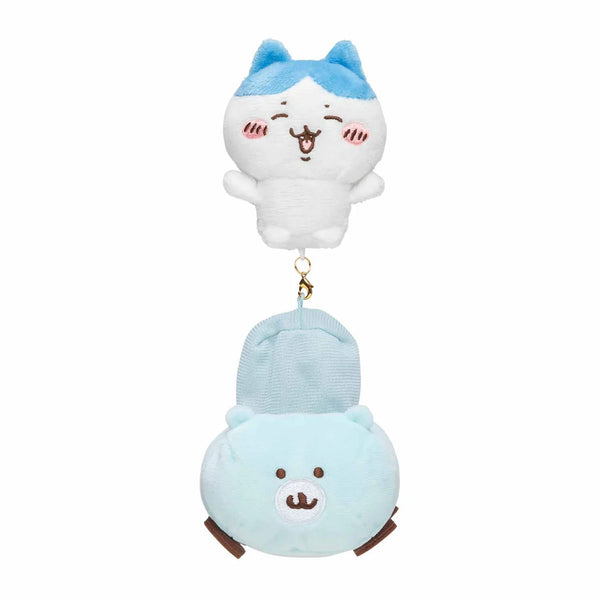 Chiikawa Hachiware Riding Car Plush Pouch