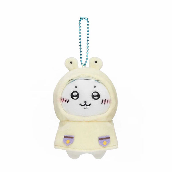 Chiikawa Hachiware Snail Costume Plush Mascot Keychain