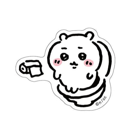 Chiikawa Toilet Chiikawa Smartphone-Sized Sticker 