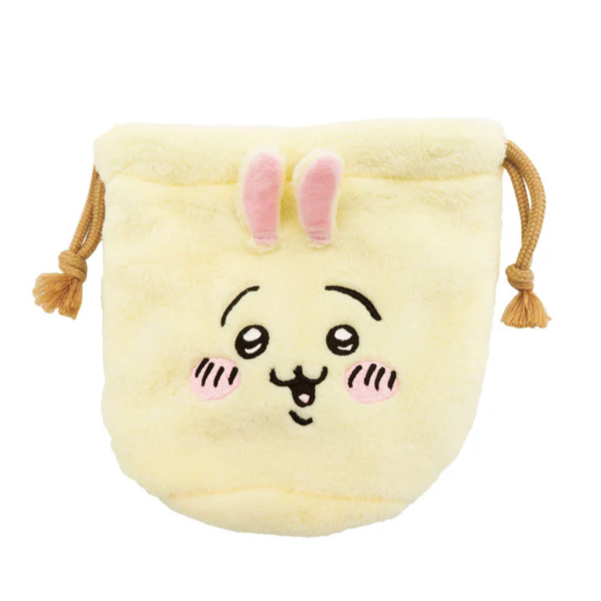 Chiikawa Usagi Face Drawstring Pouch 