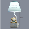 Twinkle Glory cute bear resin table lamp with Sweet Dream lampshade for a calming nursery or bedroom atmosphere