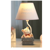 Twinkle Glory cute bear LED night light with a Sweet Dream lampshade, made of natural resin for a nursery or bedroom.