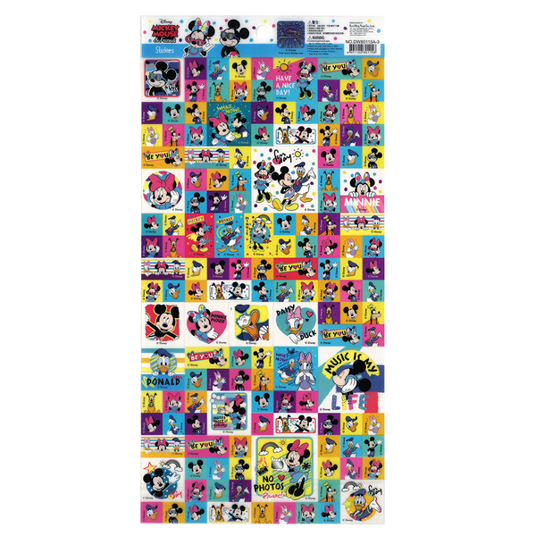 Disney Mickey Mouse and Friends Transparent Stickers