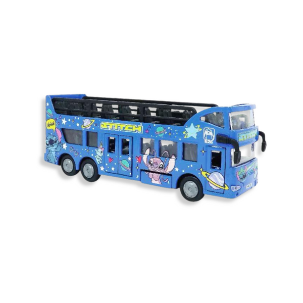 Disney Stitch Double Decker Bus Toy