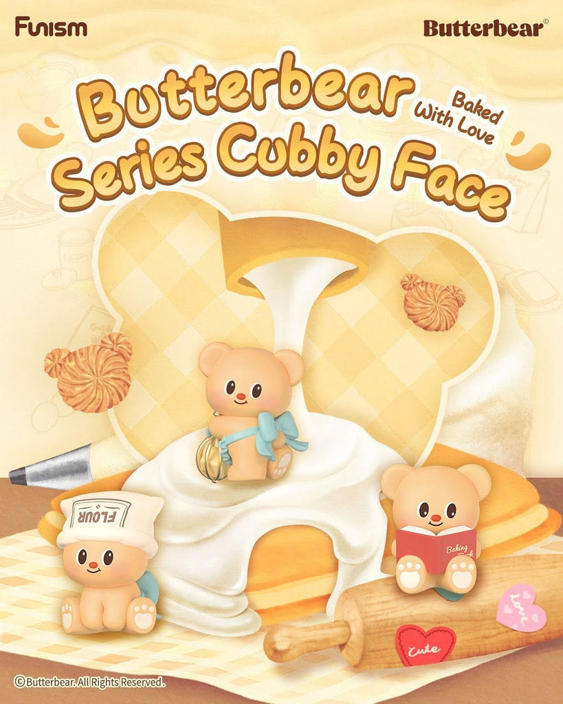 Funism Butterbear Baked with Love Series Cubby Face