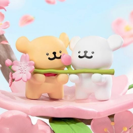 Funism Maltese Puppy Cherry Blossoms Series Blind Box