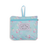 Light blue pouch with Hello Kitty design on a white background