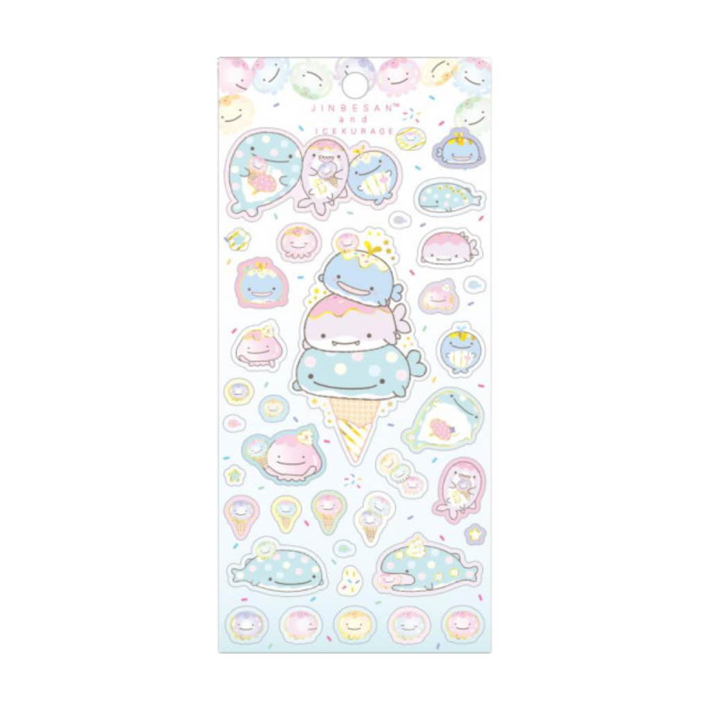 Jinbesan Ice Cream Sheet Sticker