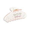Korilakkuma Pink Glitter Clear Hair Claw Clip