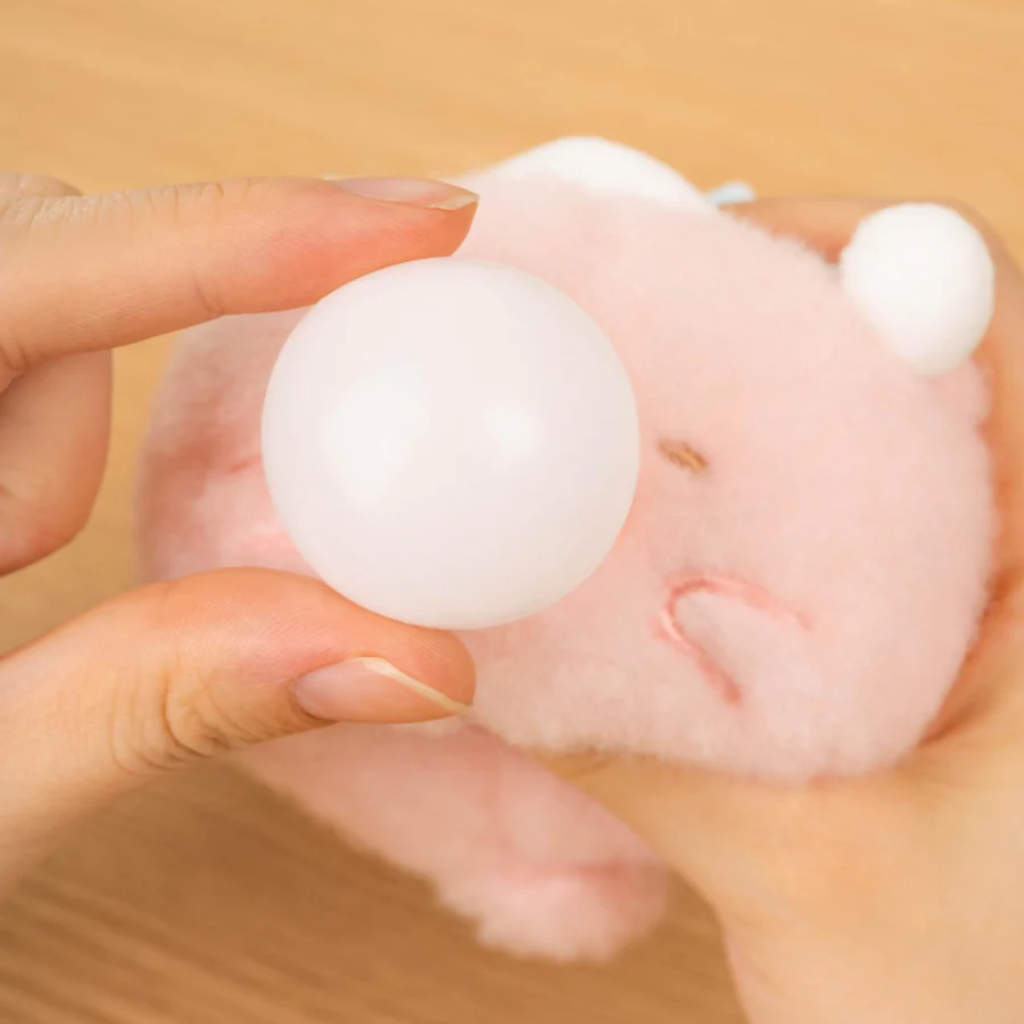 LuLu the Piggy Blowing Bubble Generic Keychain Plush