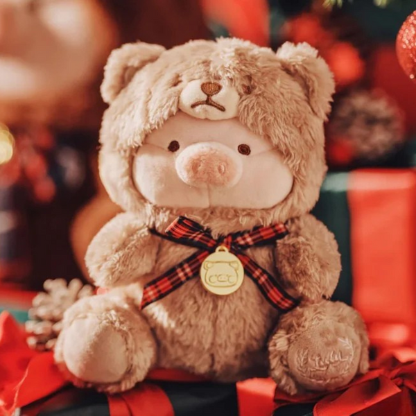 LuLu the Piggy Brown Teddy Lulu Plush 14cm