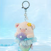 LuLu the Piggy Mermaid LuLu Plush Keychain