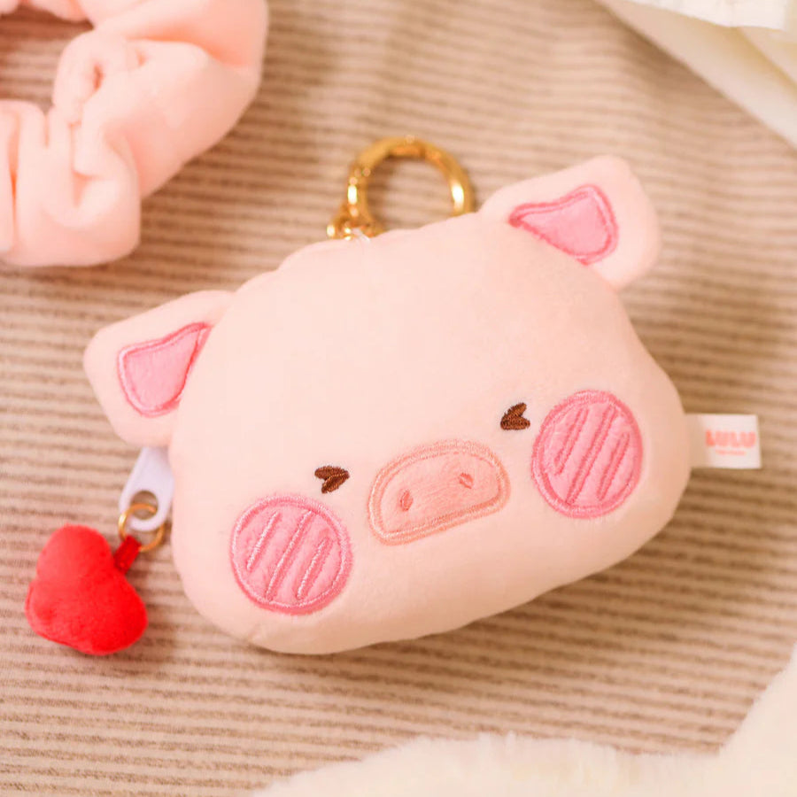 Lulu the Piggy Plush Coin Purse Keychain