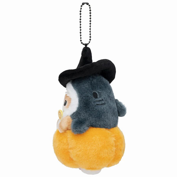 Mofusand Halloween Witch Cat Plush Keychain