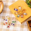 Mofusand Marche Cats in Fruit & Veggie Costumes Acrylic Keychain Set of 7
