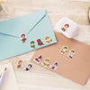 Mofusand Marche Cats in Fruits & Veggies Pink Flake Stickers 36pcs