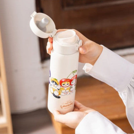 Mofusand Mofumofu Marche Fruit Cat One Push Bottle