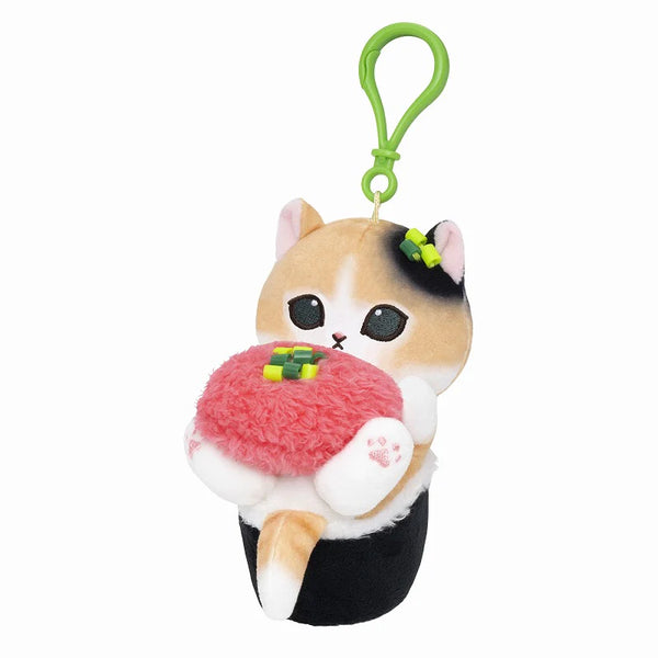 Mofusand Negitoro Sushi Cat Plush Keychain