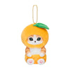 Mofusand Orange Cat Plush Keychain