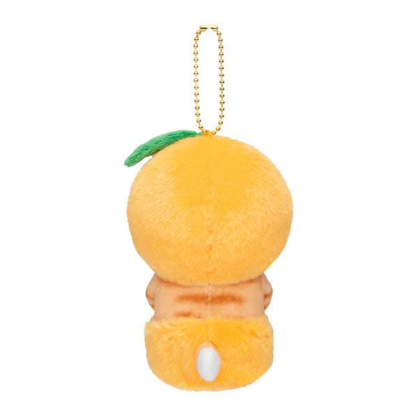 Mofusand Orange Cat Plush Keychain
