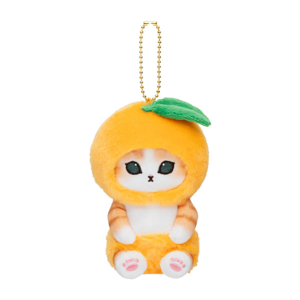 Mofusand Orange Cat Plush Keychain