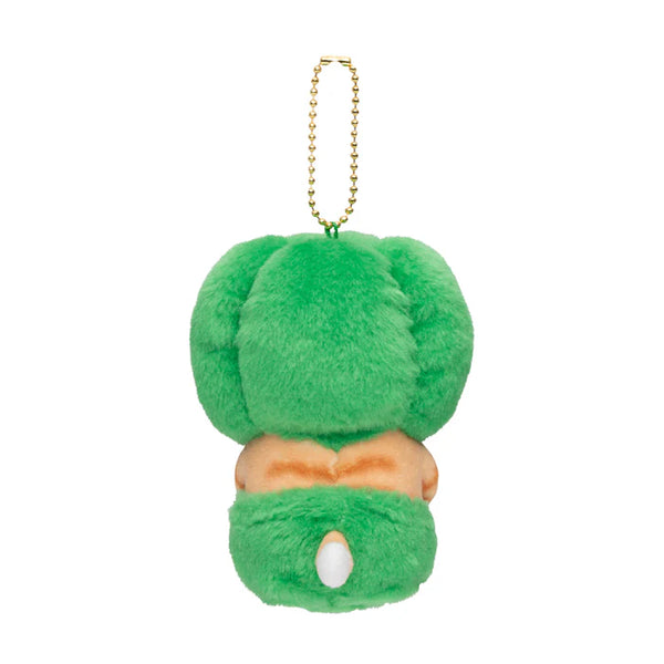 Mofusand Paprika Green Cat Plush Keychain