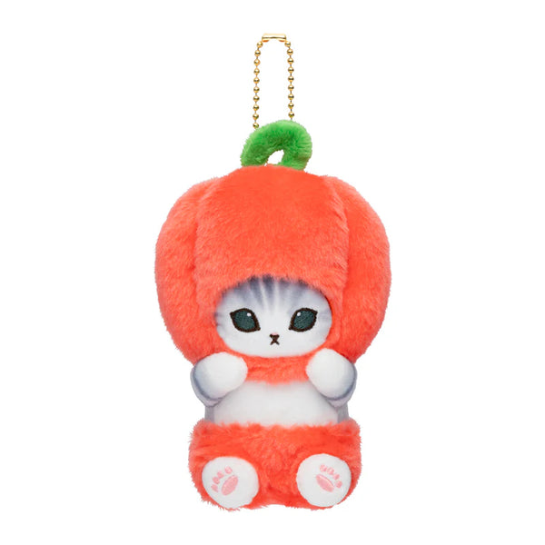 Mofusand Paprika Red Cat Plush Keychain