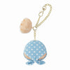 Mofusand Polka Dot Scarf Cat Face & Paw Charm Keychain