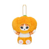 Mofusand Pumpkin Cat Plush Keychain