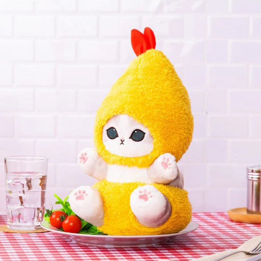 Mofusand Rolling Shrimp Cat Plush Toy 28cm
