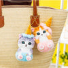 Mofusand Soda Ice Cream Cat Plush Keychain