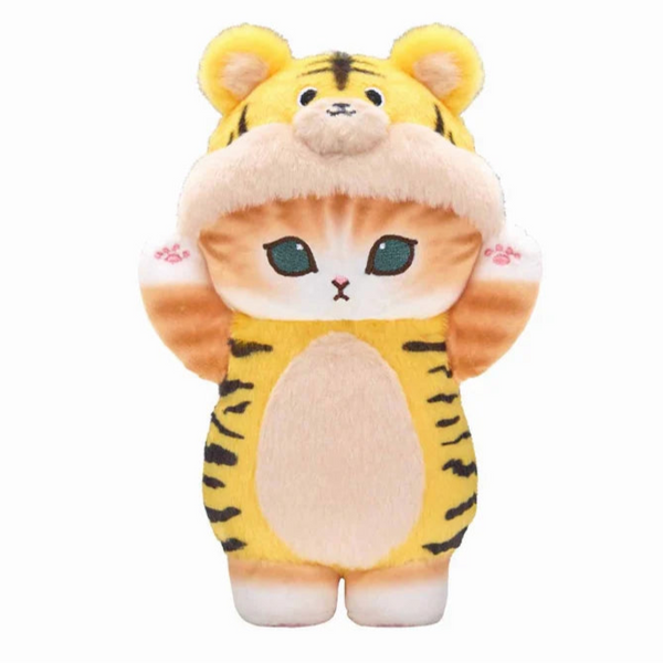 Mofusand Tiger Cat Plush Keychain