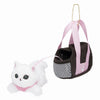 Mofusand Walking White Cat with Carrier Plush Keychain