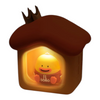 Twinkle Glory house shaped humidifier with a cute Dono character night light in soft yellow and pink